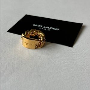 YSL chain ring sz 6 BNWT